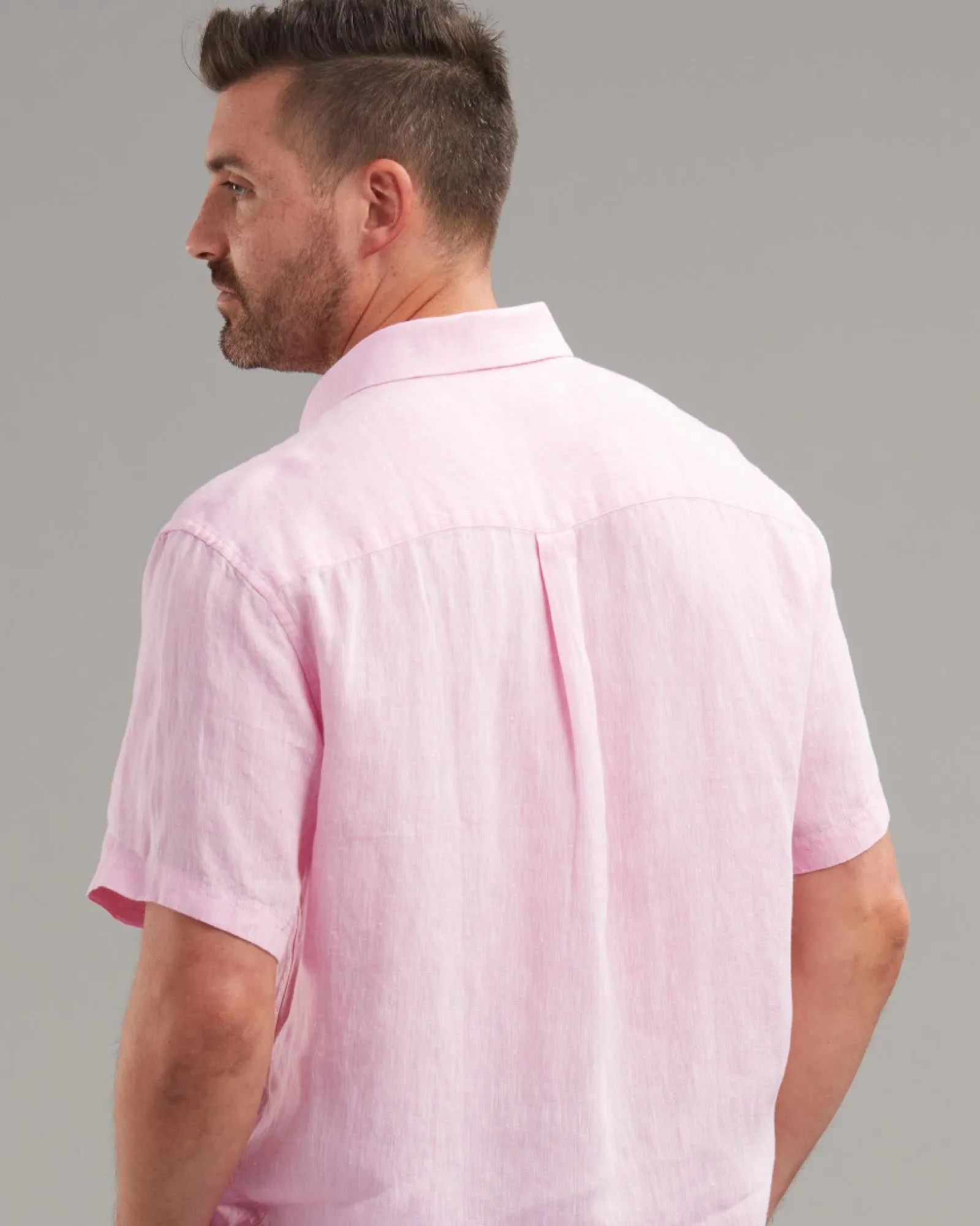 100% LINEN CLASSIC2 SS SHIRT