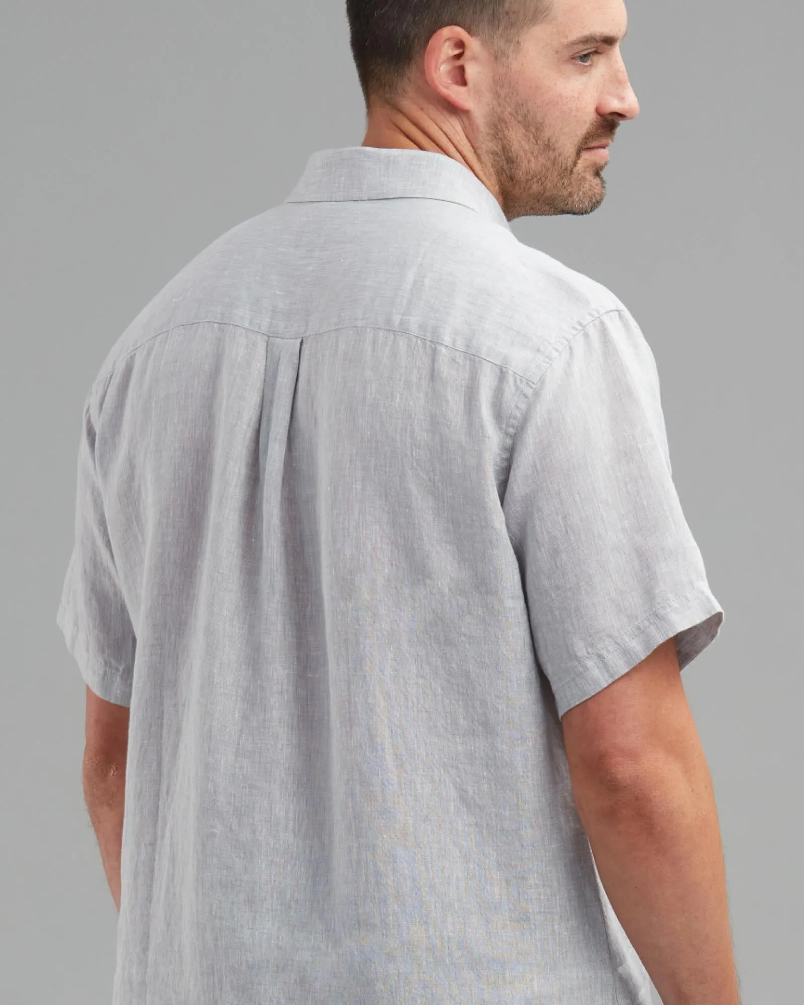 100% LINEN CLASSIC2 SS SHIRT