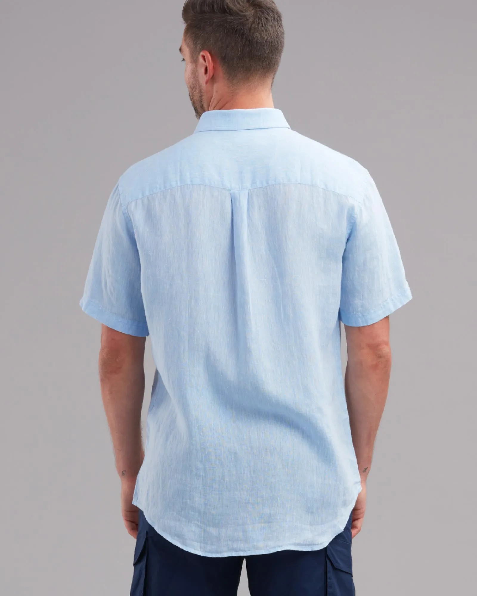 100% LINEN CLASSIC2 SS SHIRT