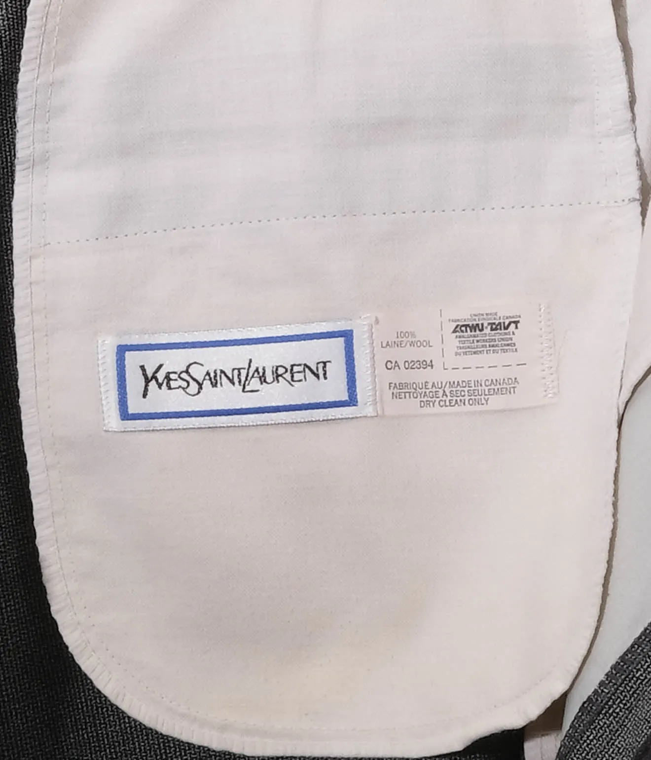 1980's YVES SAINT LAURENT  Wool Slacks