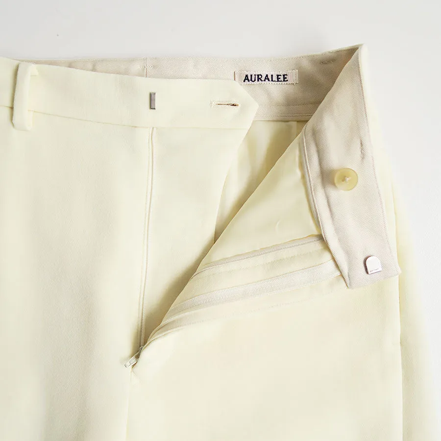 【AURALEE/オーラリー】<br>TENSE WOOL DOUBLE CLOTH SLACKS <br>A24AP02WP