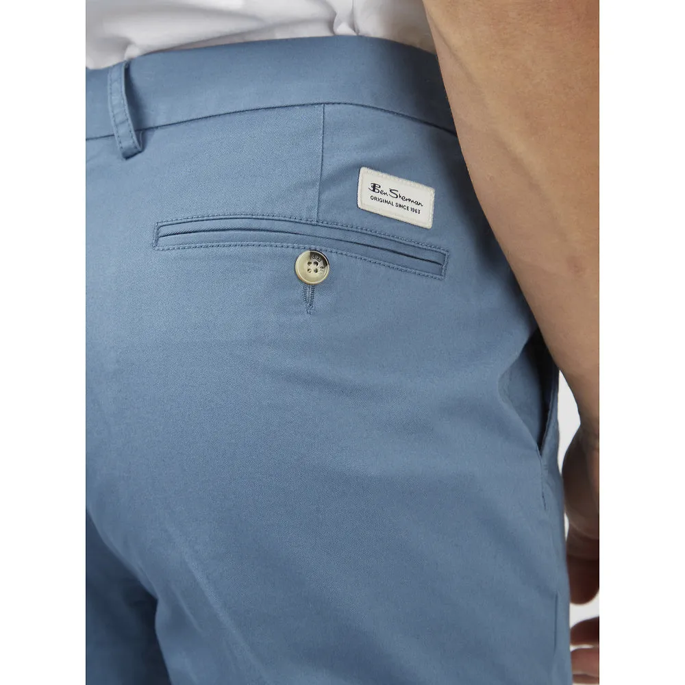 Ben Sherman Slim Stretch Chino - Blue Shadow