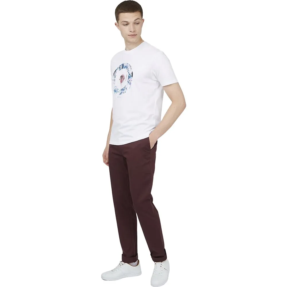 Ben Sherman Slim Stretch Chino - Bordeaux