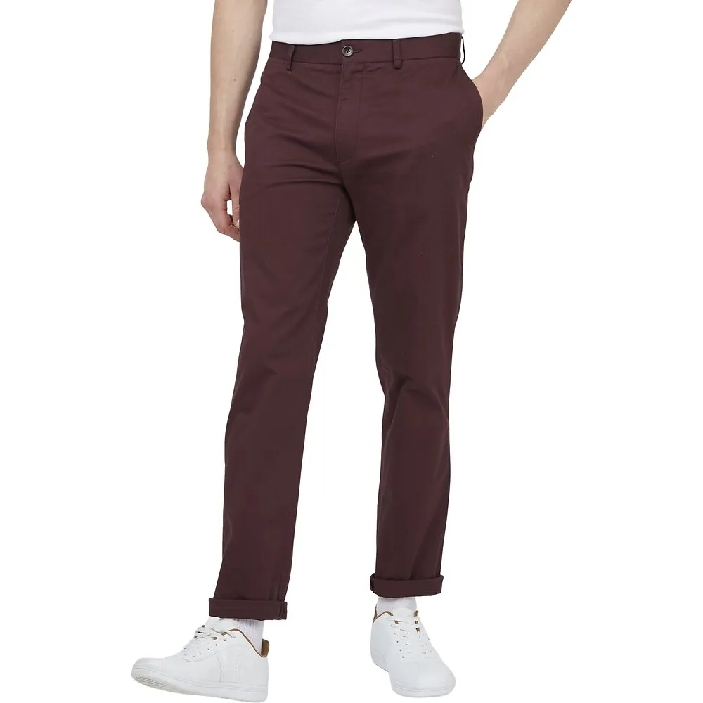 Ben Sherman Slim Stretch Chino - Bordeaux