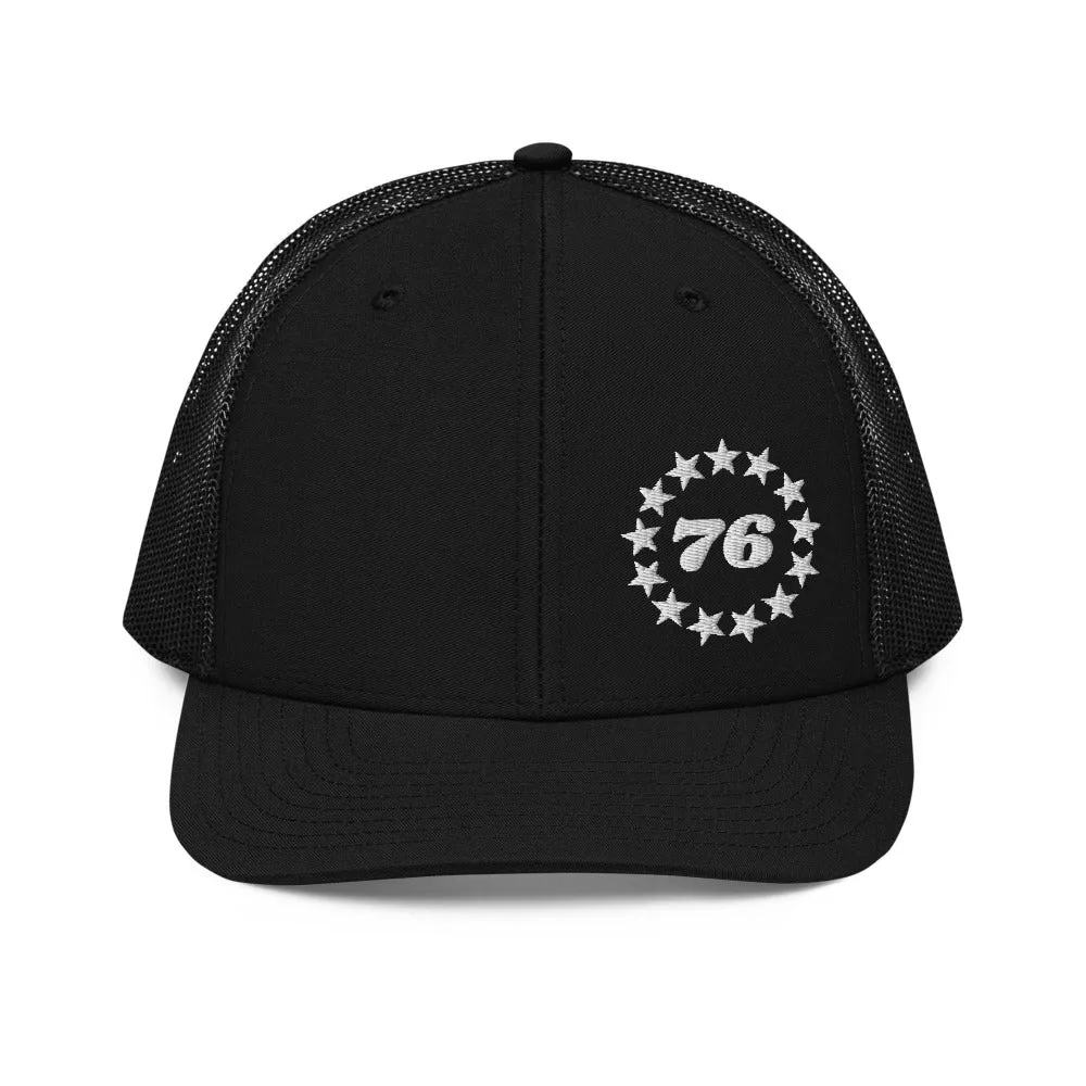 Betsy Ross 1776 13 stars Trucker Cap