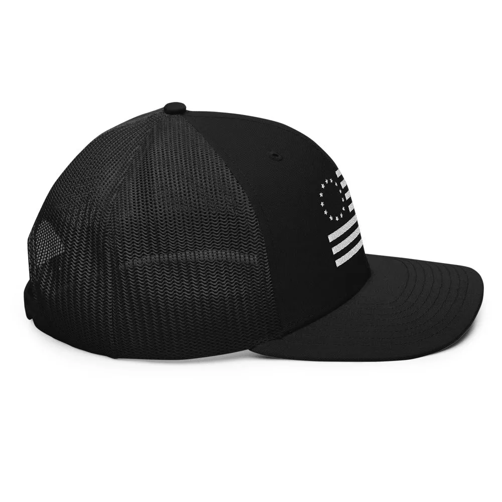 Betsy Ross Flag Trucker Cap