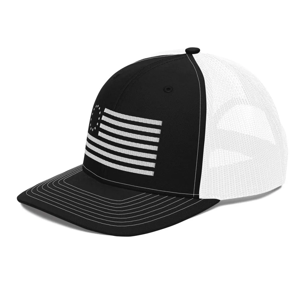 Betsy Ross Flag Trucker Cap