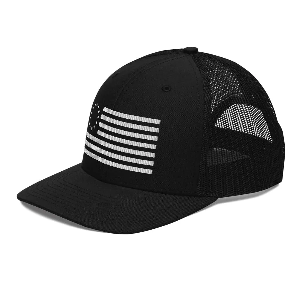 Betsy Ross Flag Trucker Cap