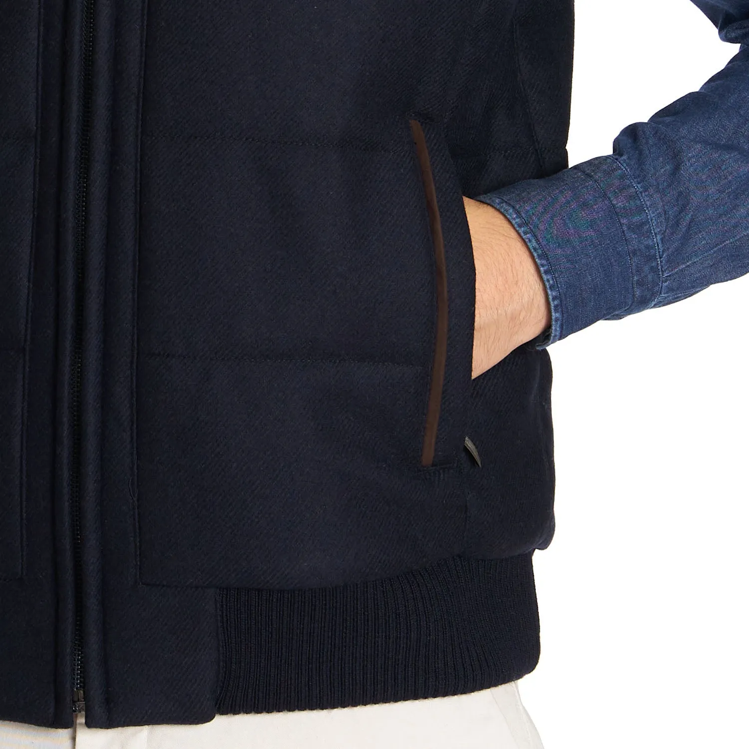 BLUE DOWN GILET