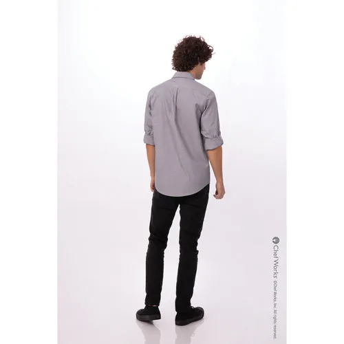 Chef Works SLMCH005GRY5XL Cook's Shirt
