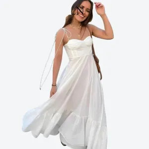 Flowy Tie-Strap Summer Dresses