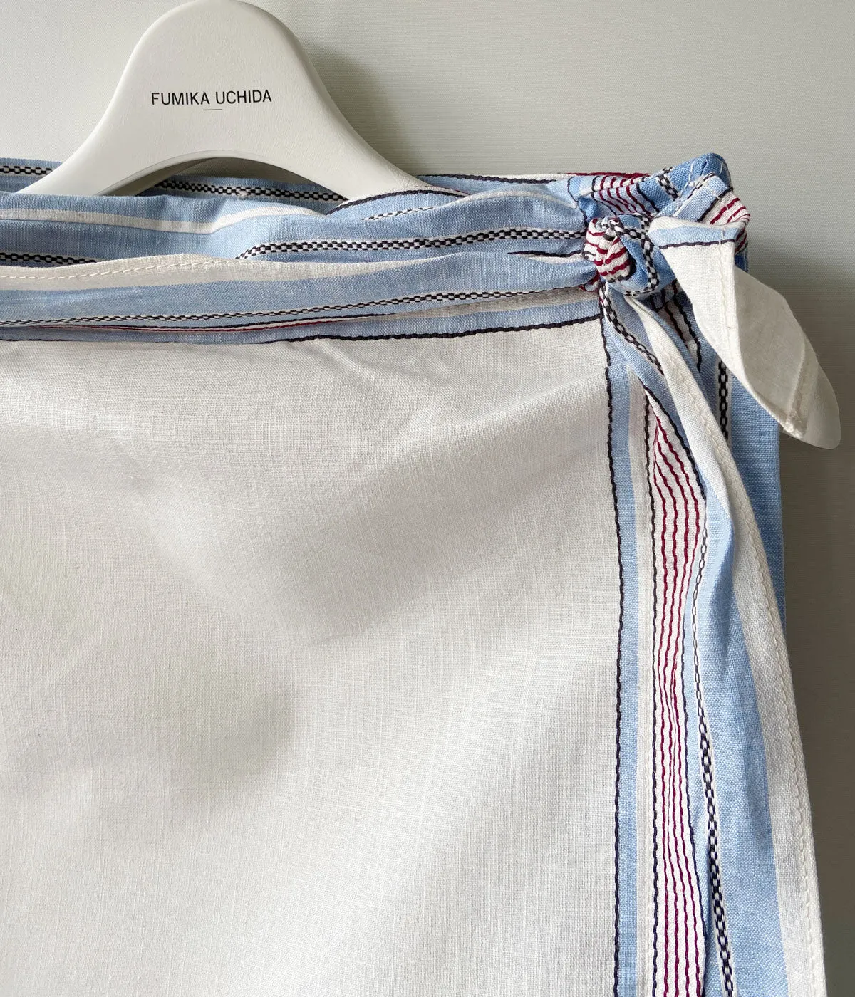 FUMIKA_UCHIDA/HANDKERCHIEF BIB TOP(SAX PLAID)