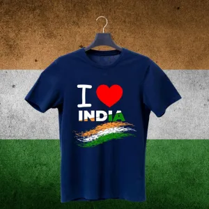 I Love India Independence Day T-Shirts