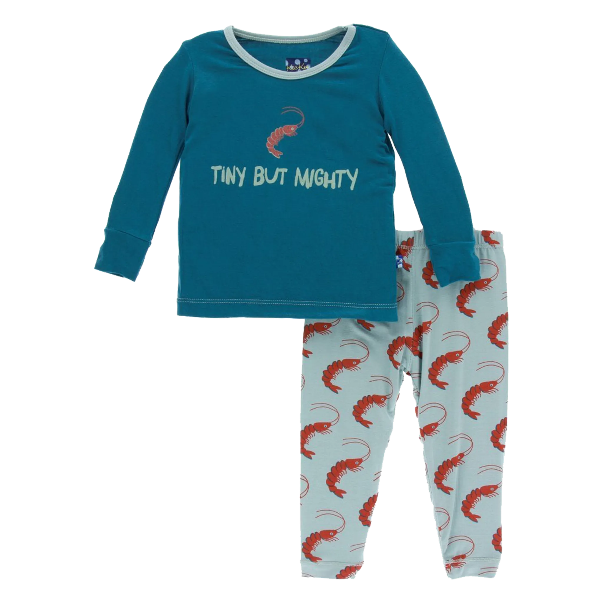 Jade Shrimp Long Sleeve Pj Set