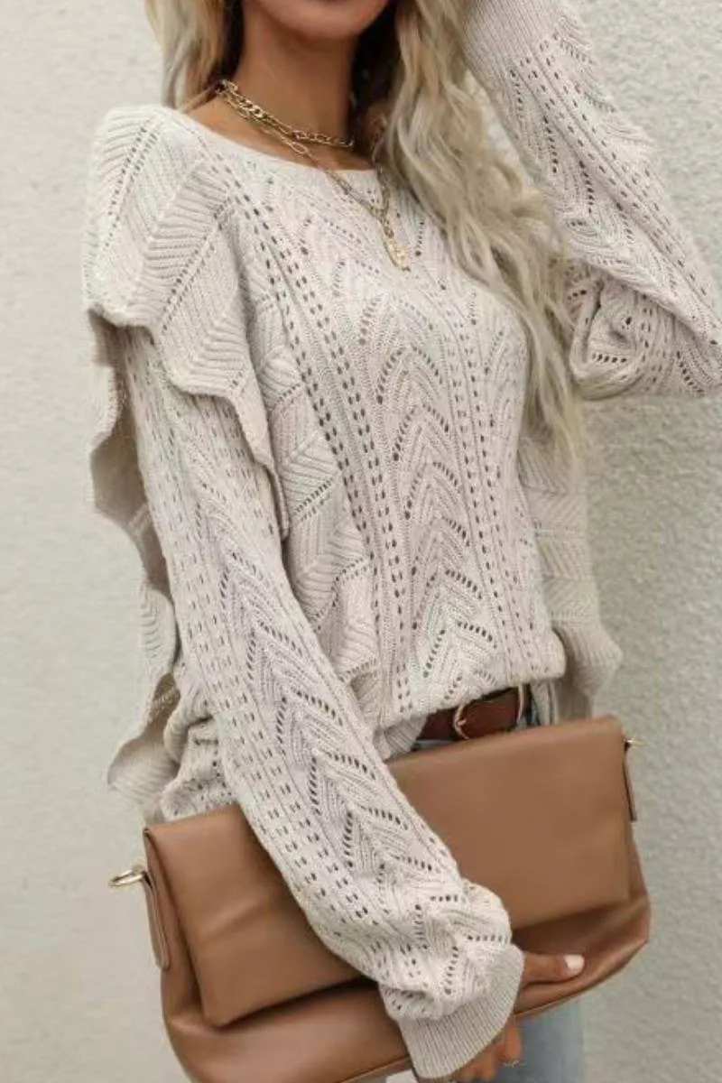 Knitted Pullover Sweater Top