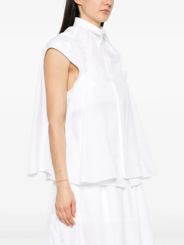 LAYERED-DESIGN BLOUSE