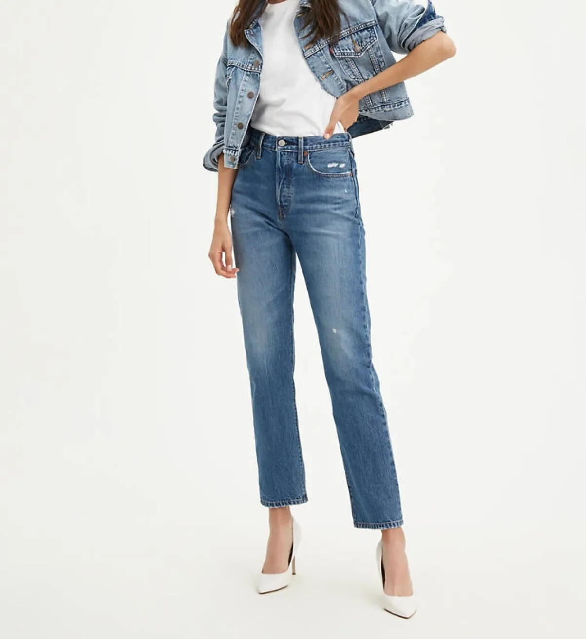 LEVIS 501 ORIGINAL FIT WOMENS JEANS