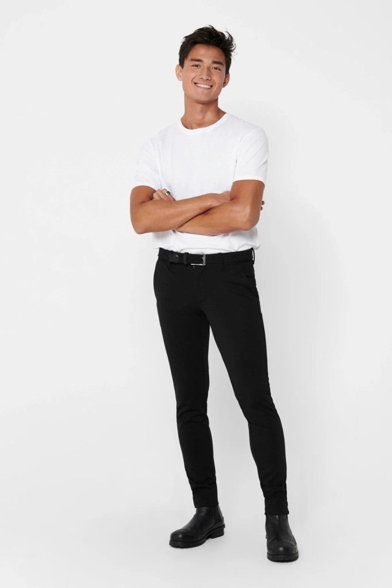Mark Trousers - Black (stretch trousers)