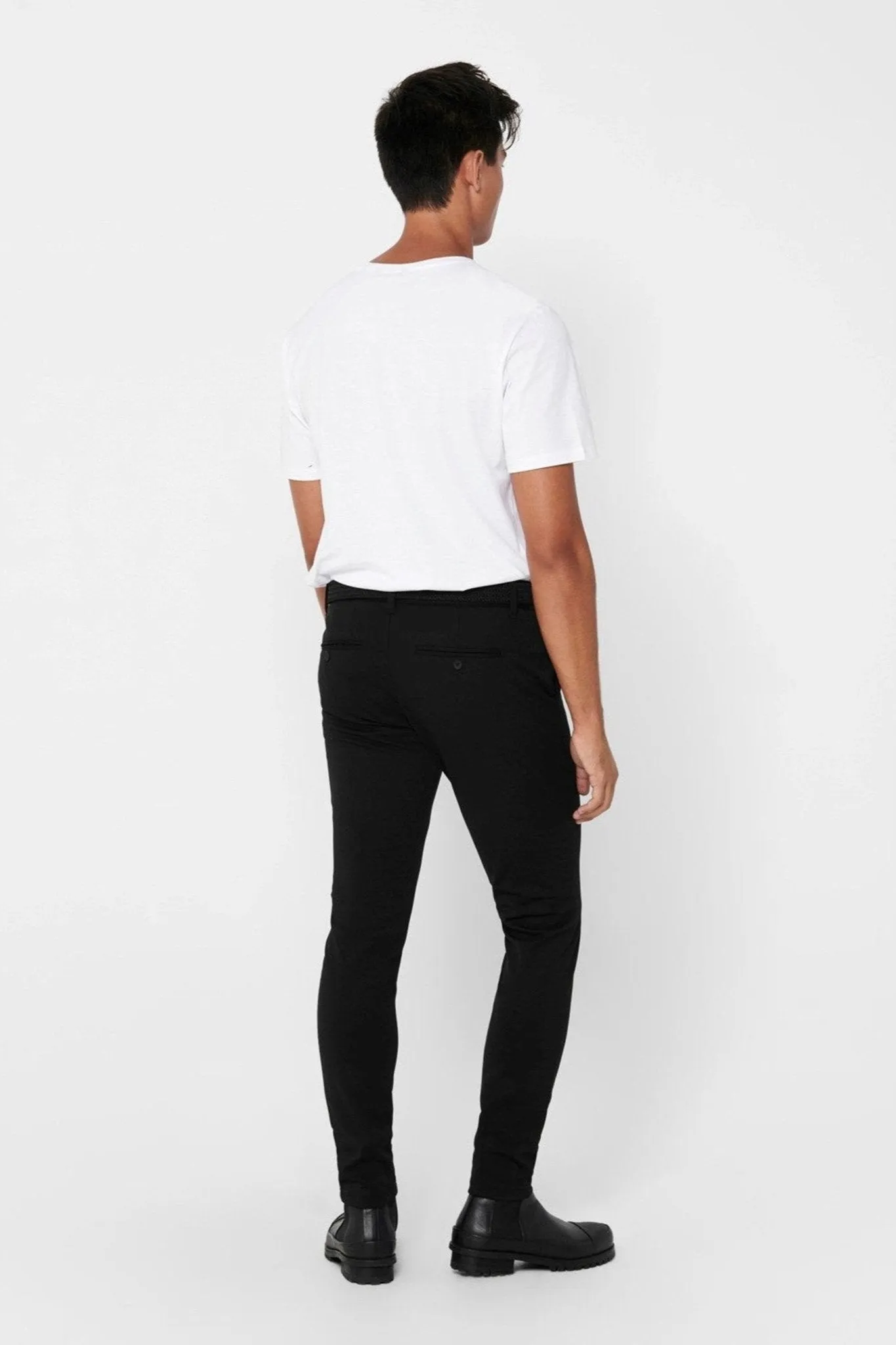Mark Trousers - Black (stretch trousers)