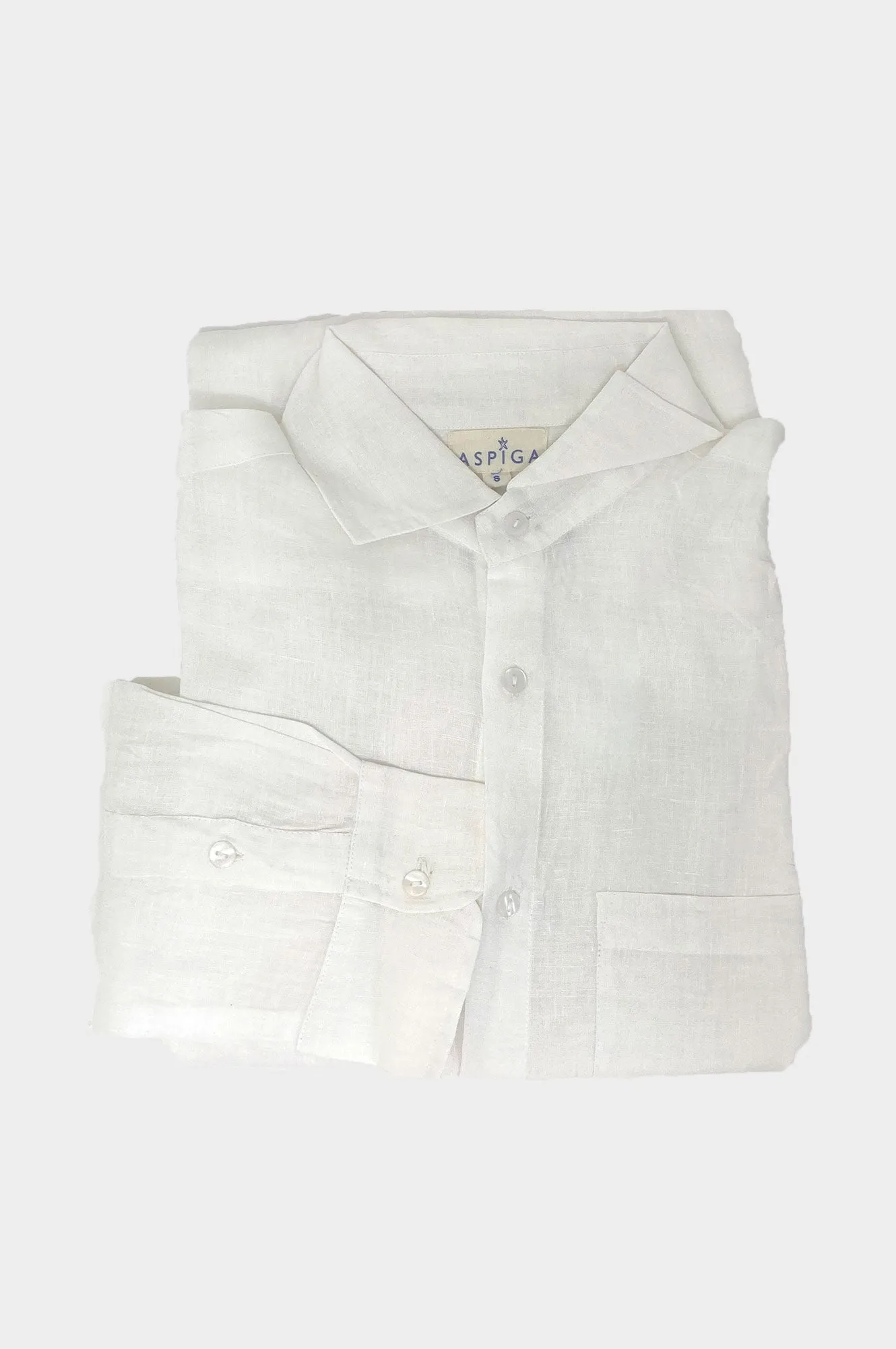 Men's Linen Shirt | White