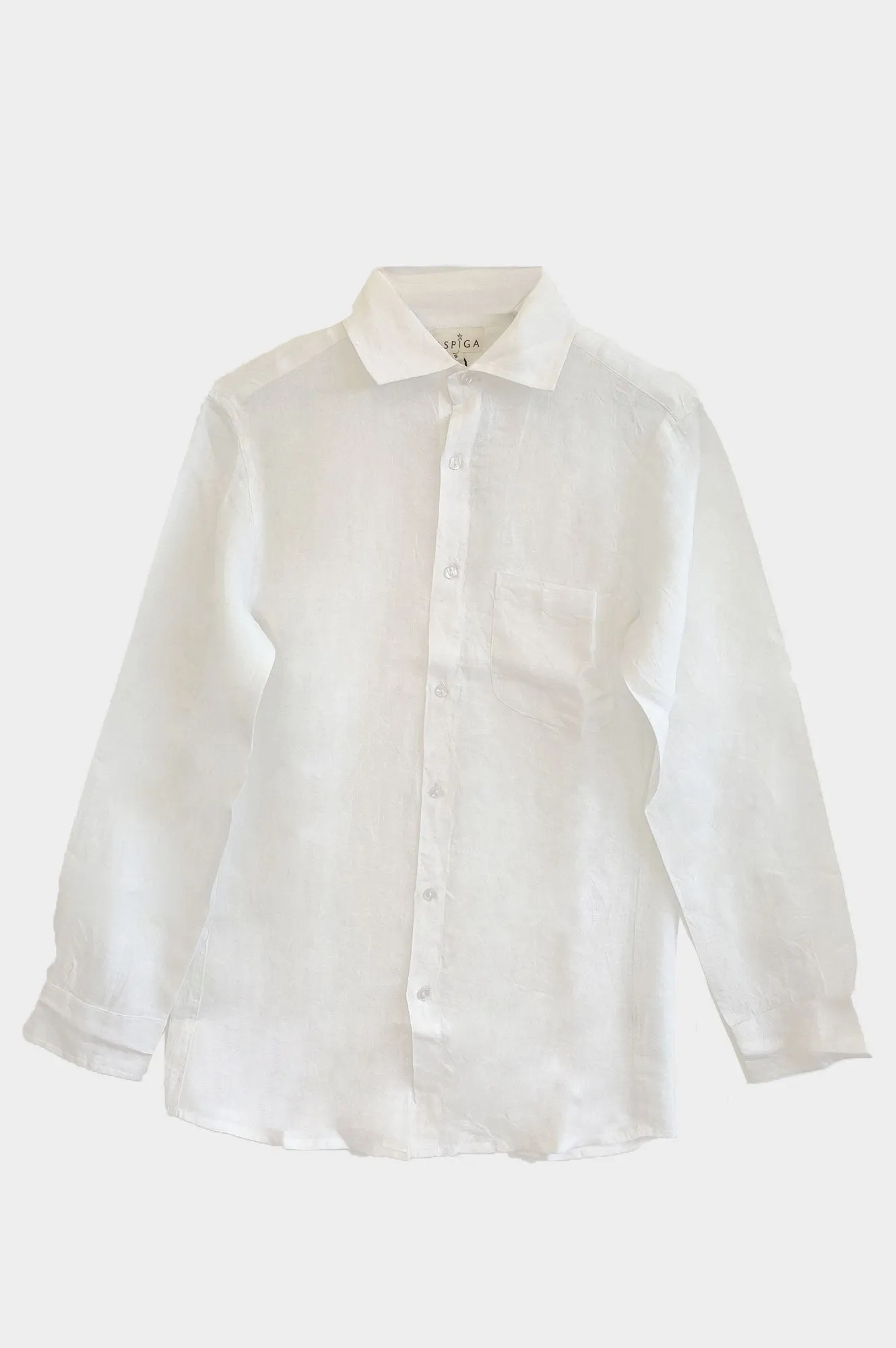 Men's Linen Shirt | White
