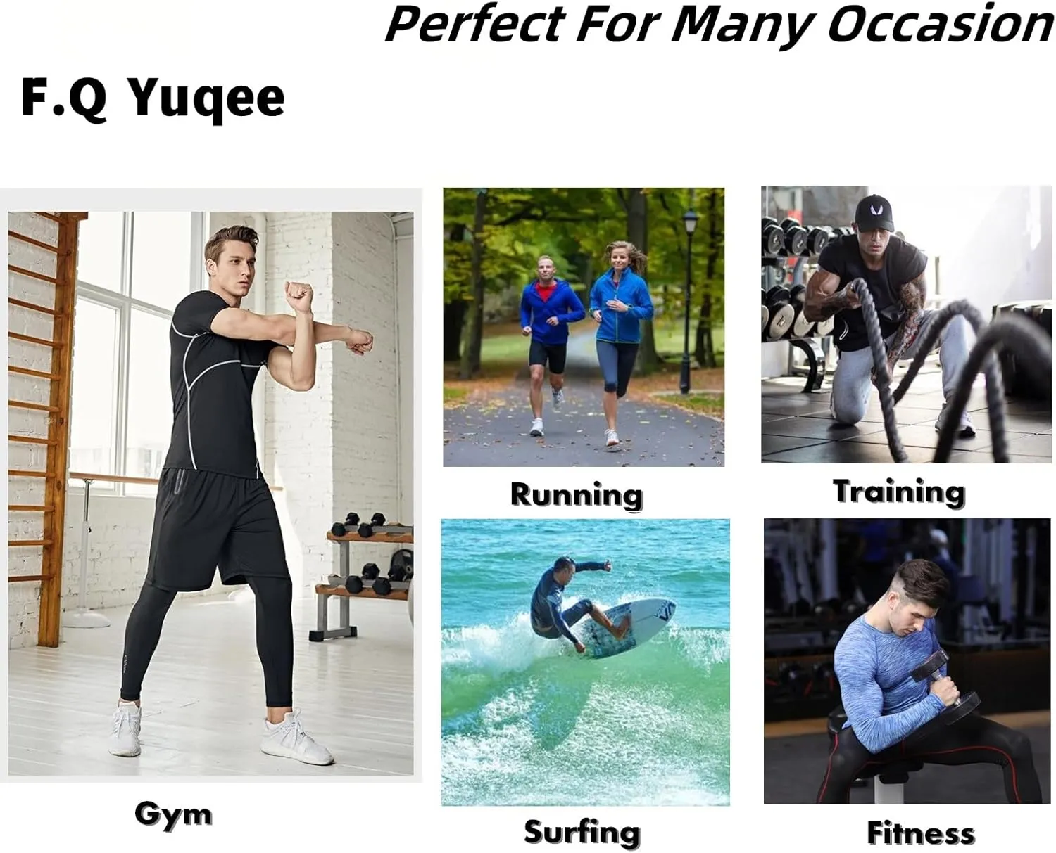 Men's Soft Fit Long Sleeve Workout Rashguard Cool Dry Compression Fitness Shirt