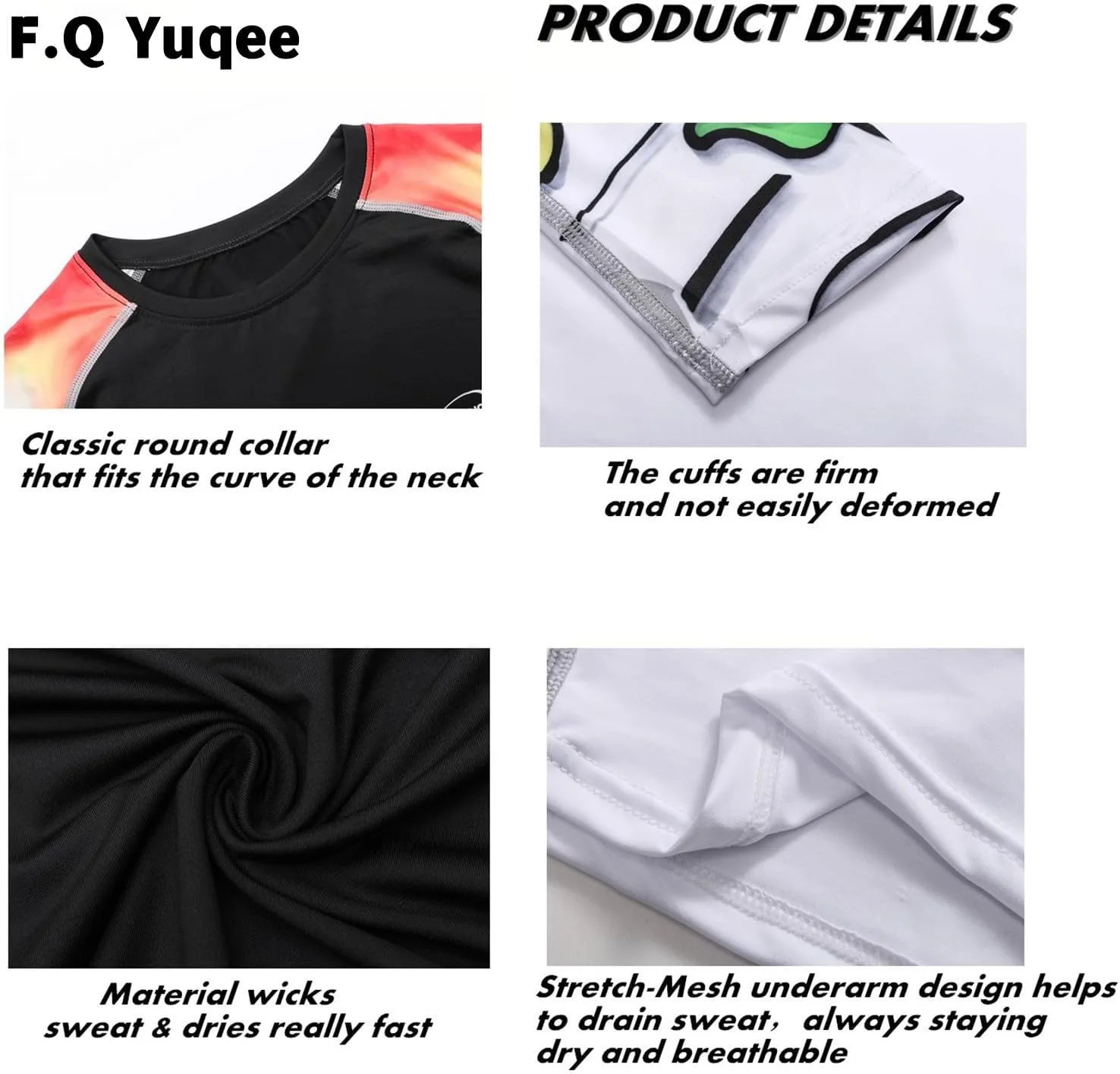 Men's Soft Fit Long Sleeve Workout Rashguard Cool Dry Compression Fitness Shirt