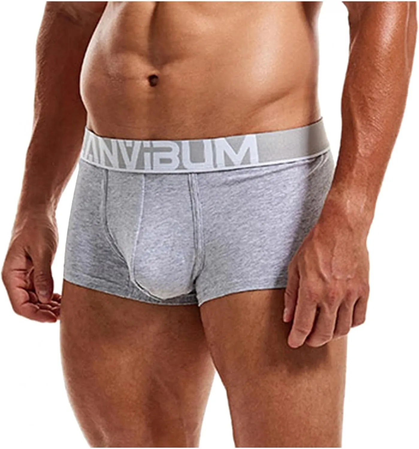 Mens Underwear with Pouch Men's Underwear Soft Viscose Boxer Briefs, Tagless Mens Boxer Briefs with Pouch Underpants