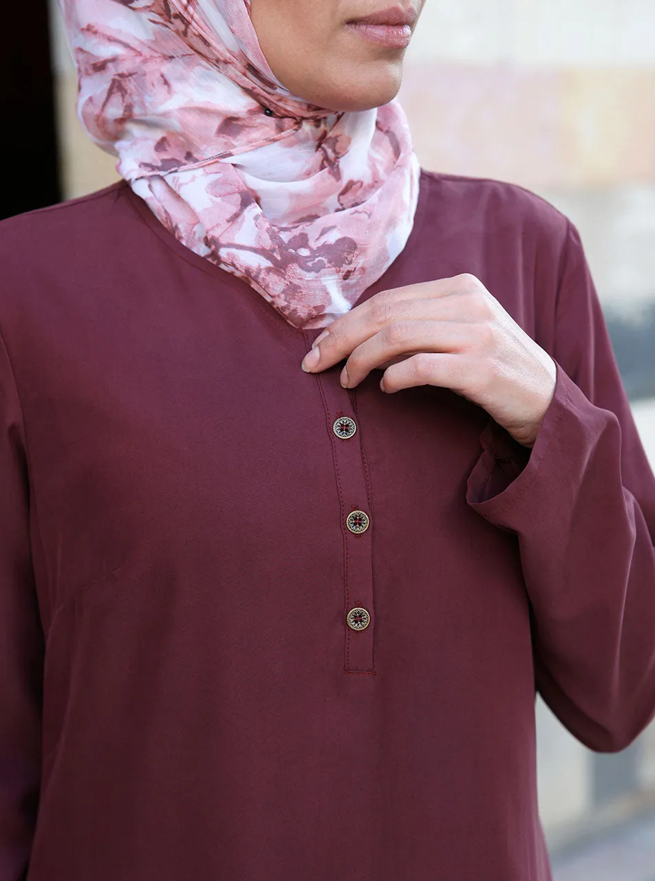 Modal Double Layered Abaya