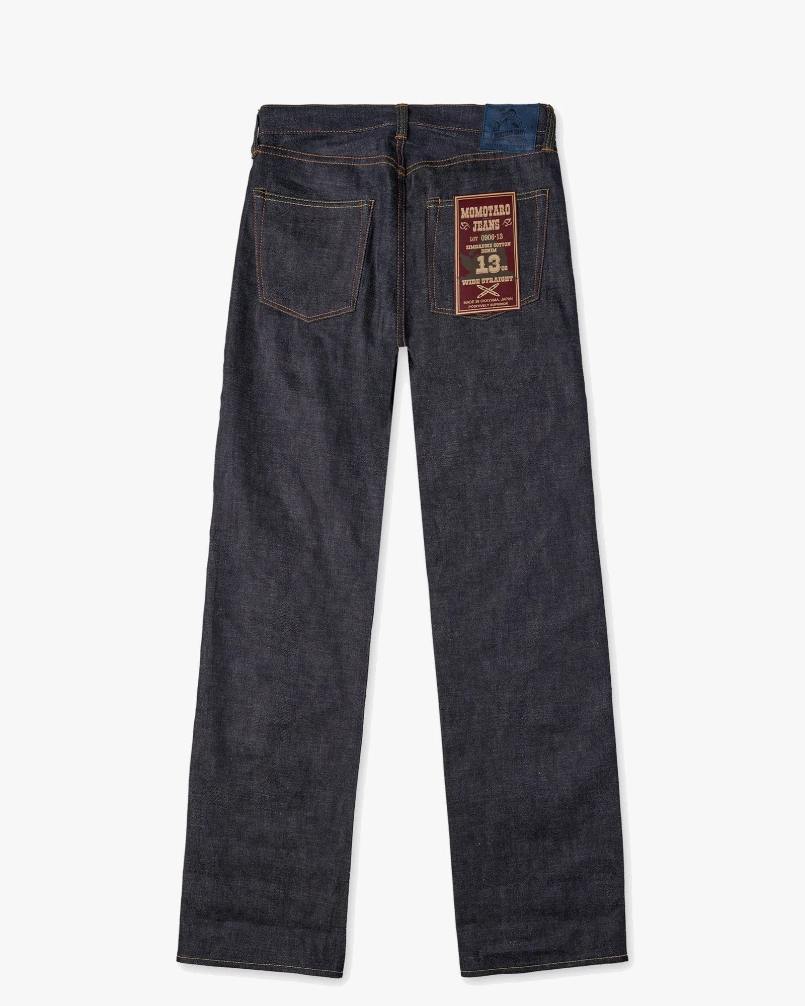 Momotaro 0906-13 Classic Straight Mens Jeans - 13oz Zimbabwe Cotton Indigo Selvedge Denim