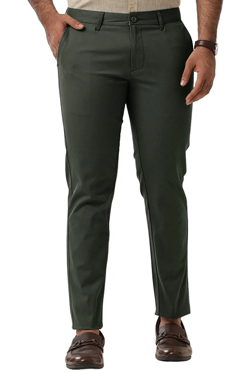 Monaco -  Deep Green Trouser For Men | Ariser