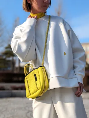 någonstans layered-neck pullover