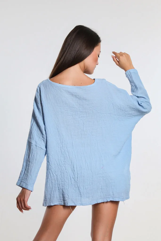 Noa Long Sleeve Raglan Top (BLS116)