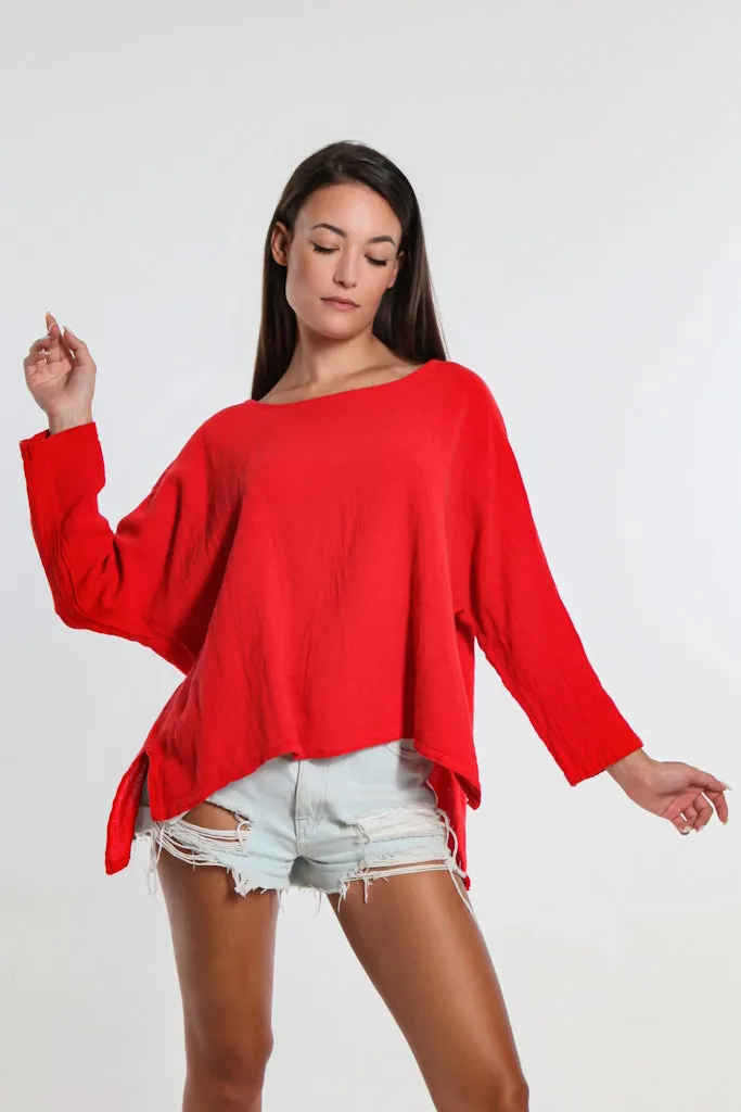 Noa Long Sleeve Raglan Top (BLS116)