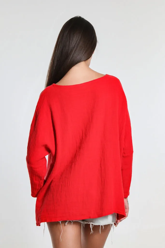 Noa Long Sleeve Raglan Top (BLS116)