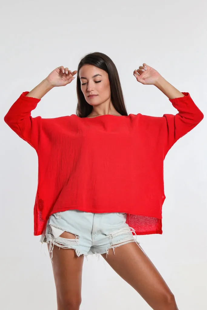 Noa Long Sleeve Raglan Top (BLS116)