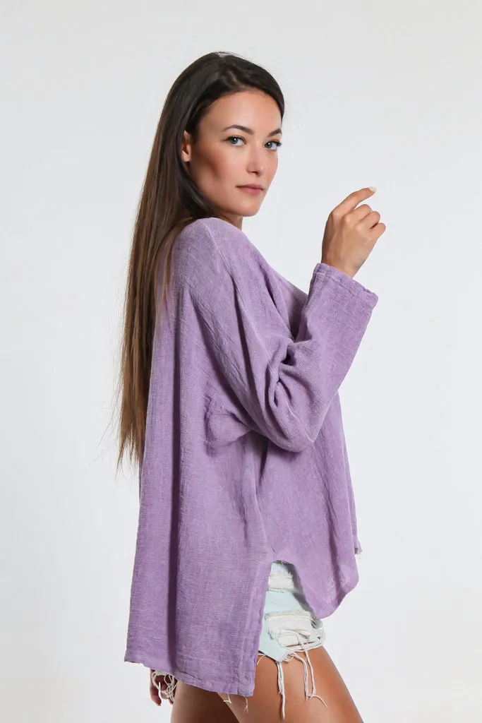 Noa Long Sleeve Raglan Top (BLS116)