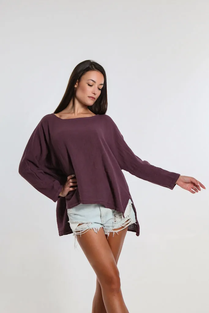 Noa Long Sleeve Raglan Top (BLS116)