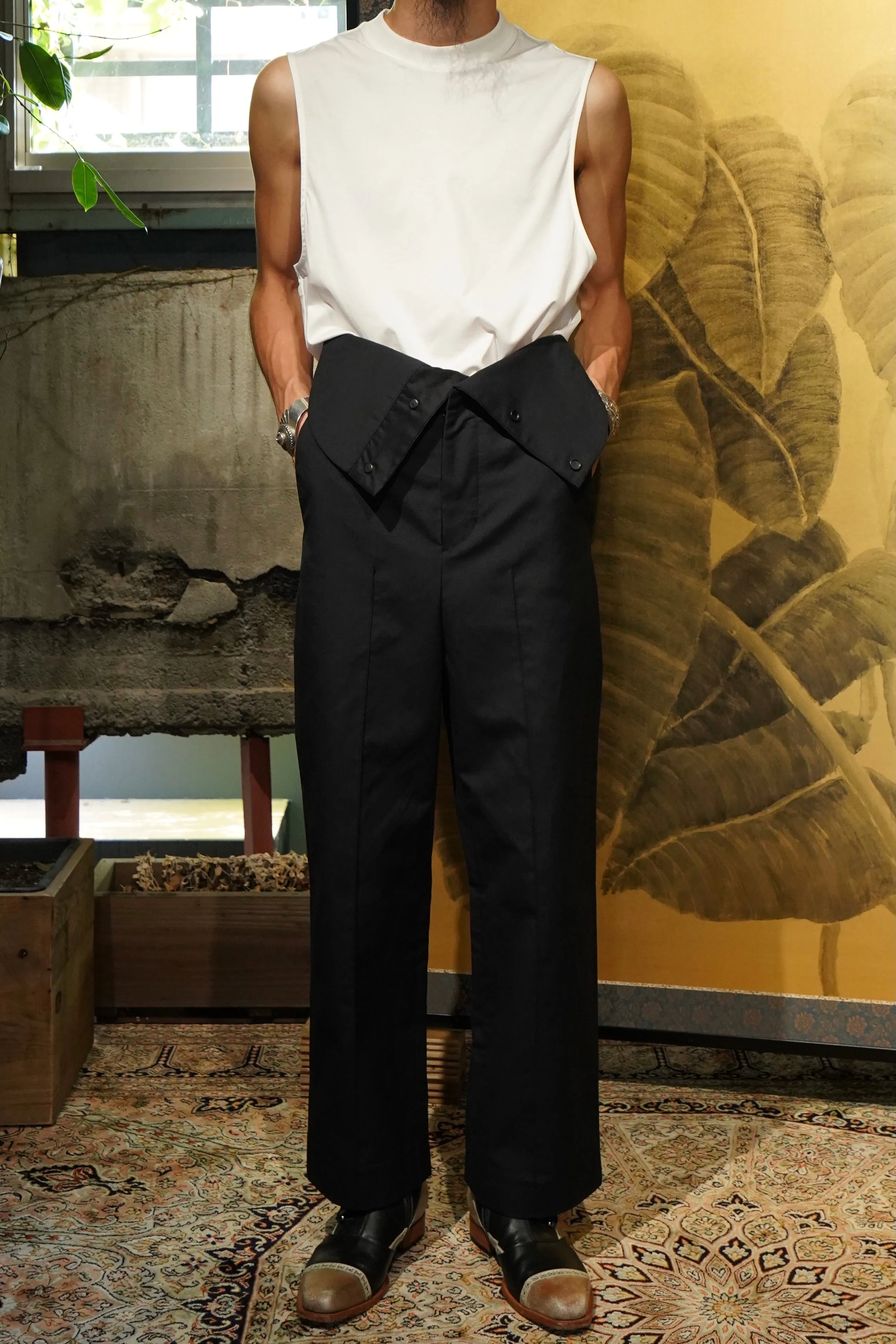 Nobuyuki Matsui Pintuck wader Slacks