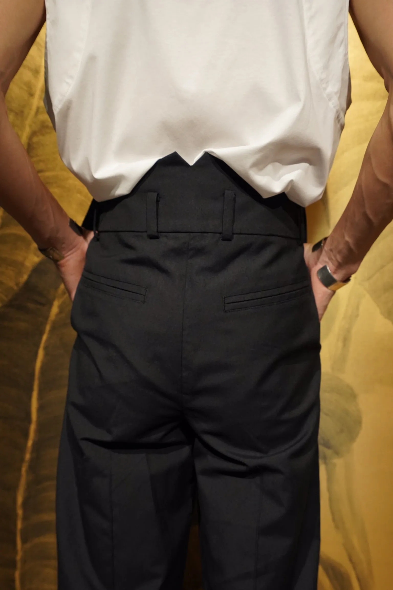 Nobuyuki Matsui Pintuck wader Slacks