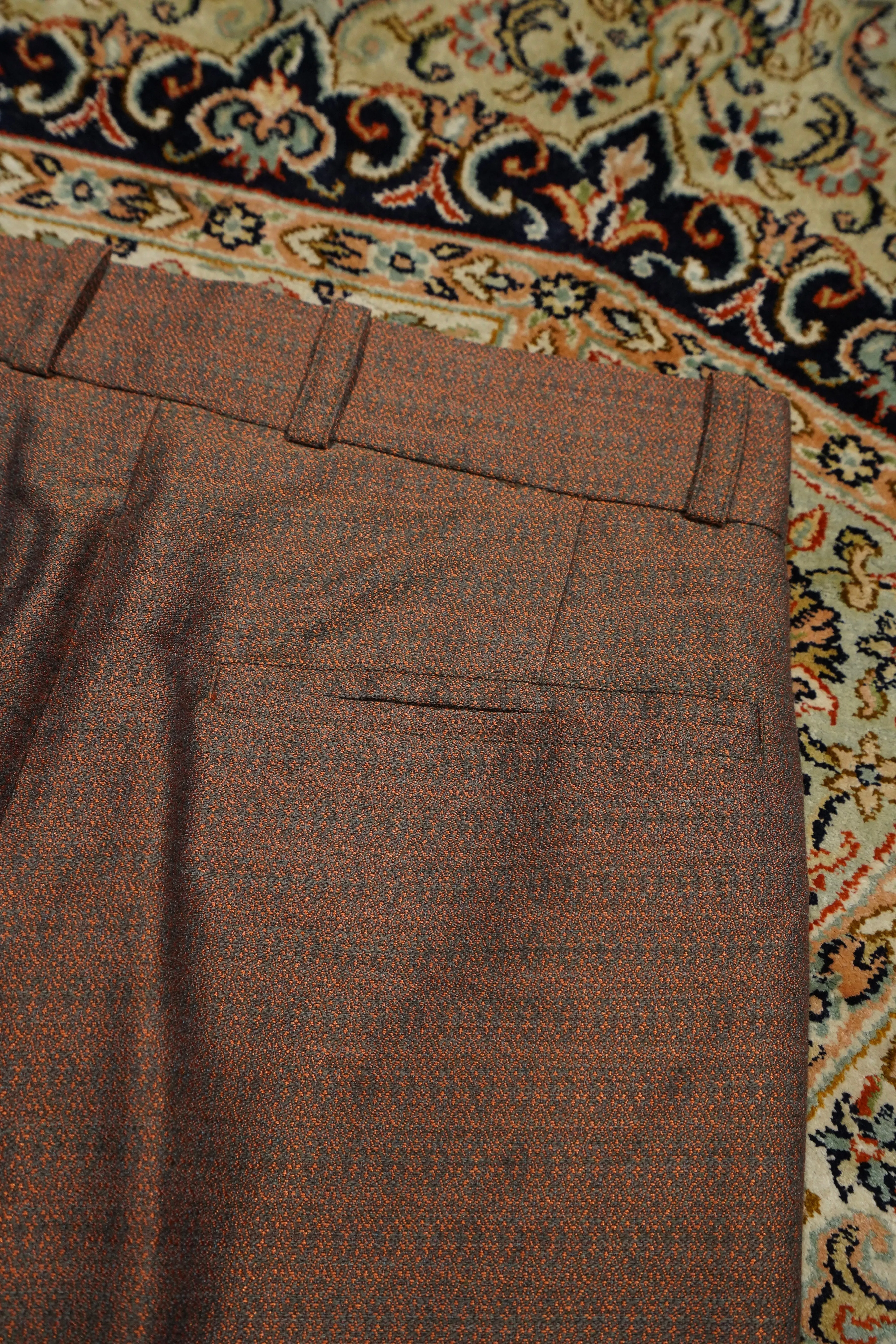 Nobuyuki Matsui Slacks(Orange Navy)