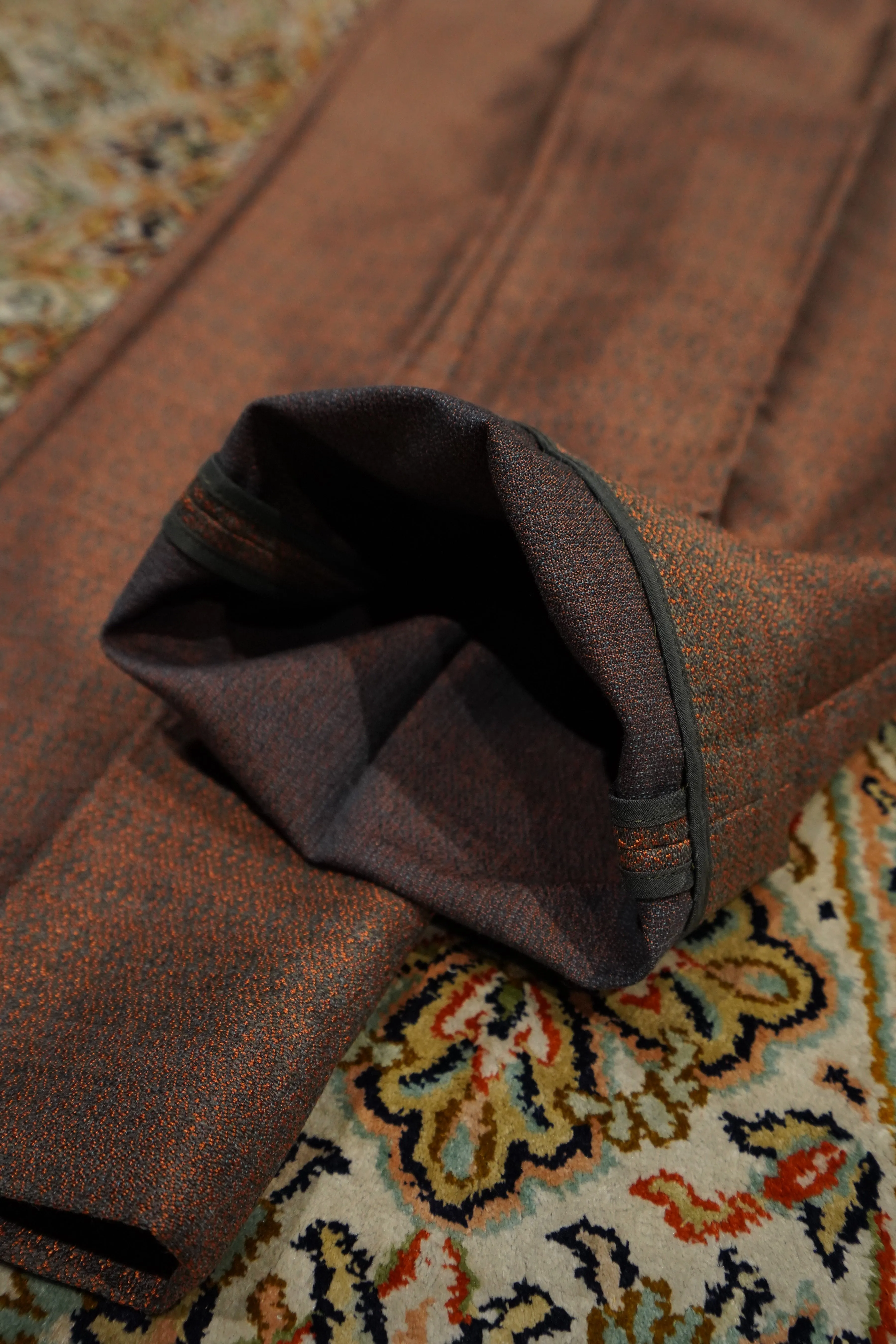 Nobuyuki Matsui Slacks(Orange Navy)