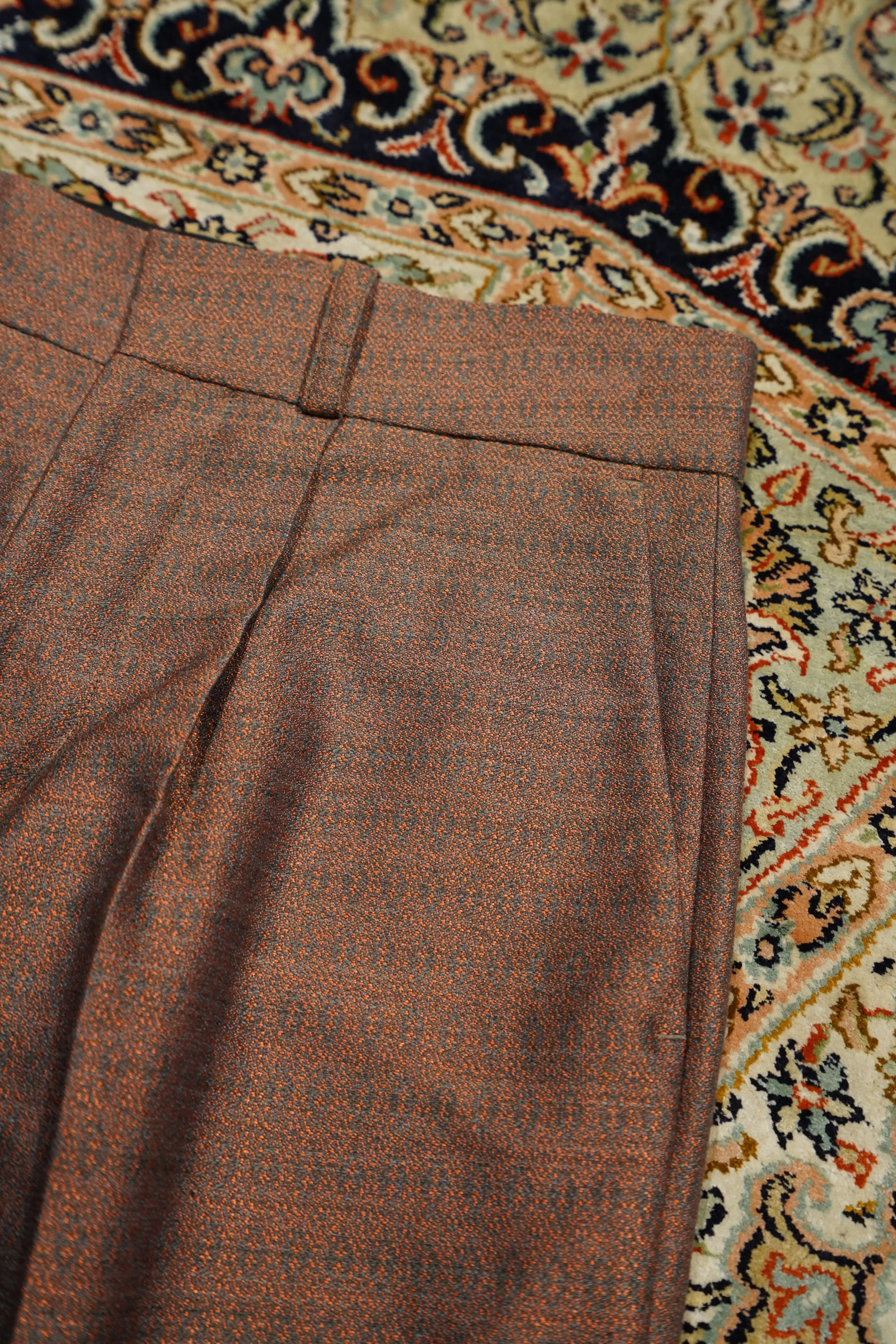 Nobuyuki Matsui Slacks(Orange Navy)