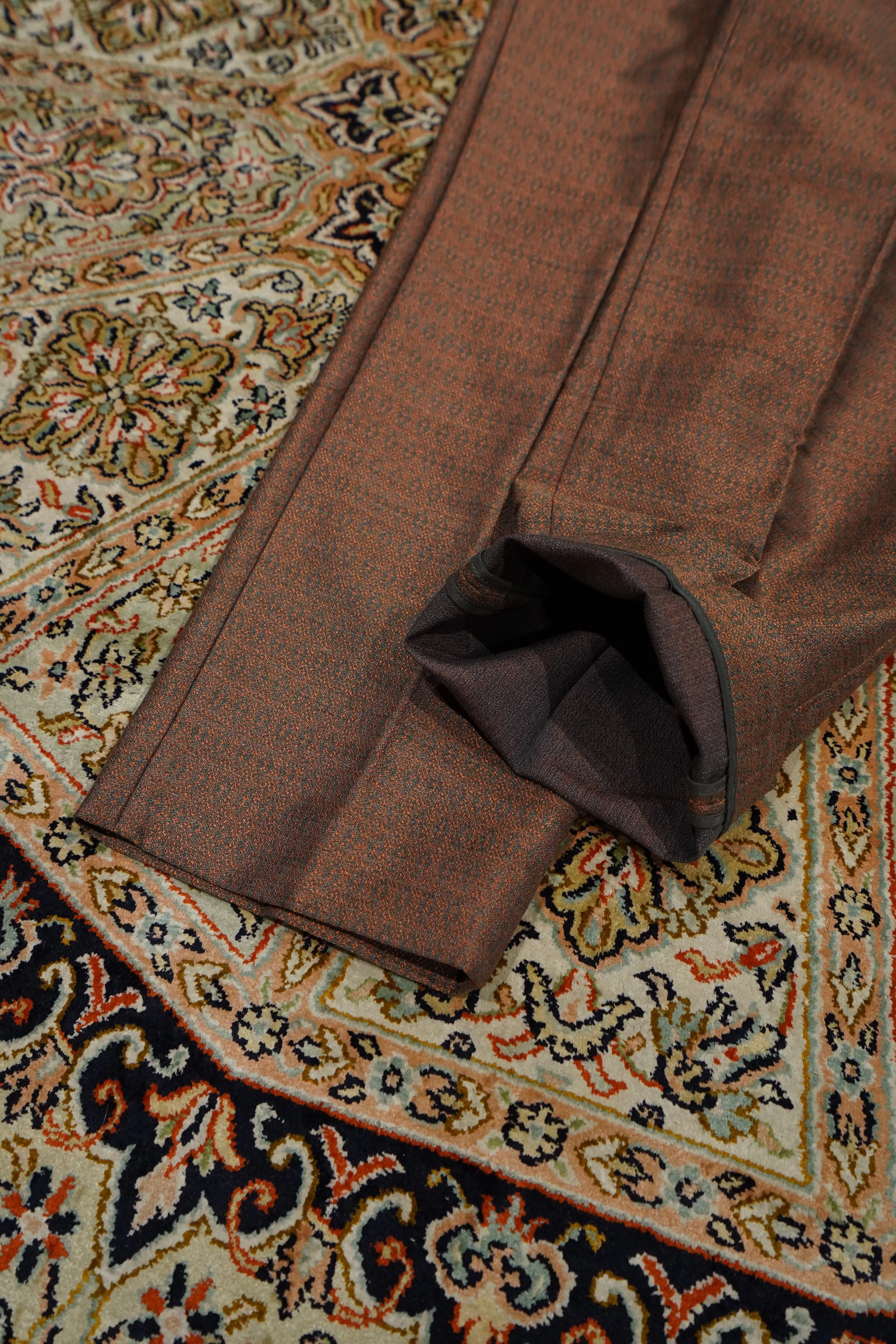 Nobuyuki Matsui Slacks(Orange Navy)