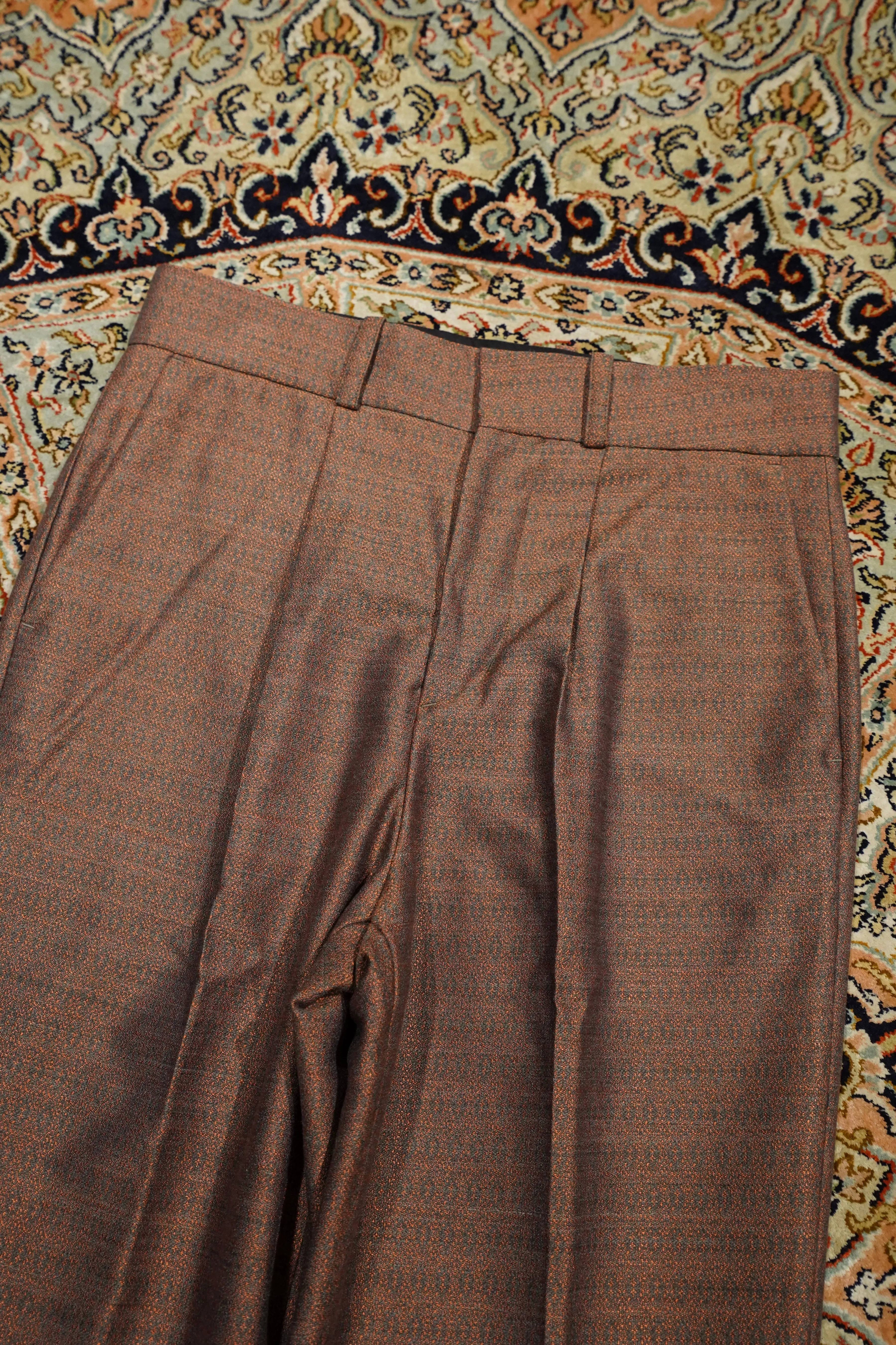 Nobuyuki Matsui Slacks(Orange Navy)