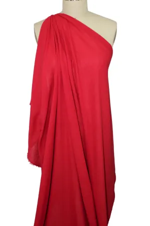 NY Designer Cotton Gauze - Bright Red