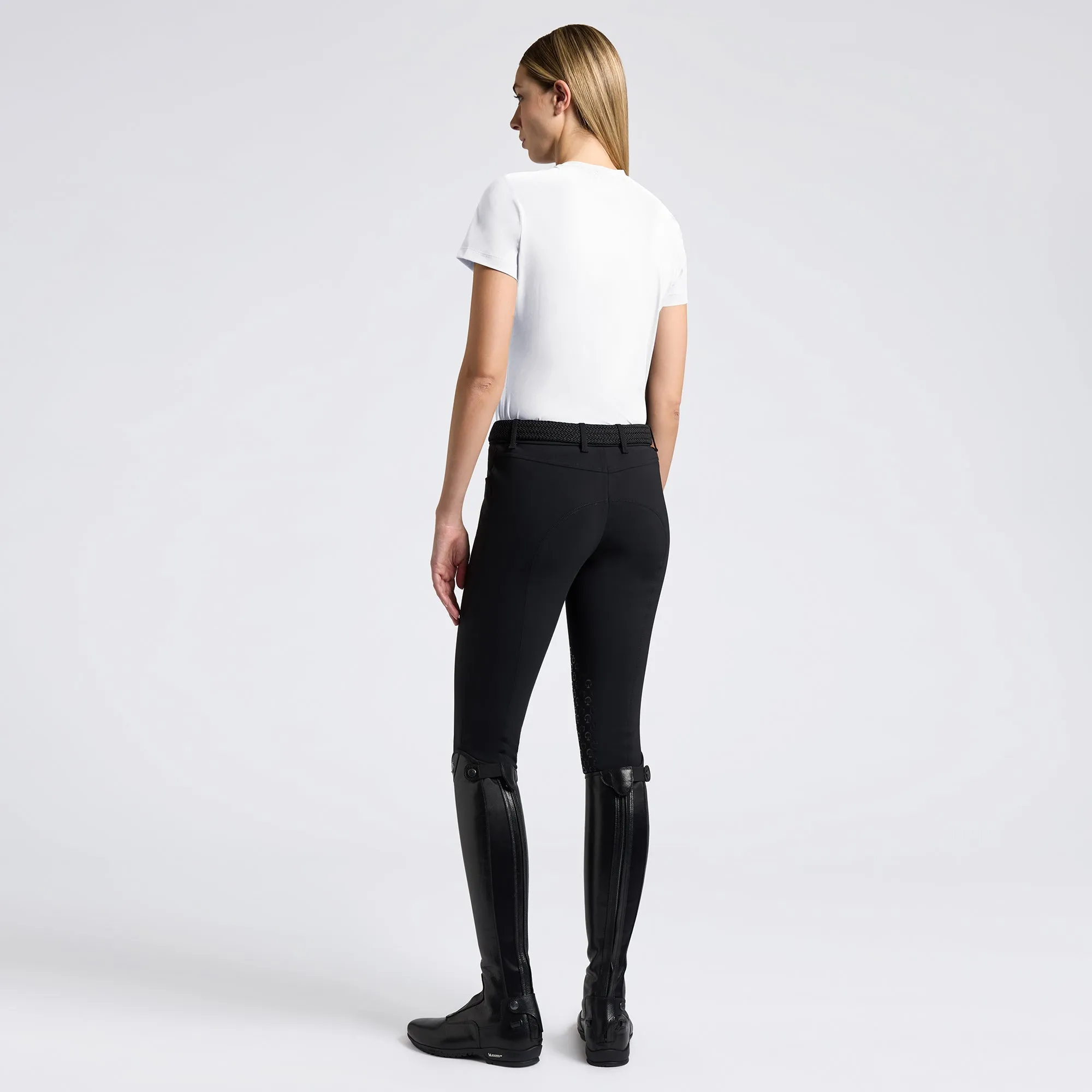 Perforated Jersey T-Shirt - Light Grey