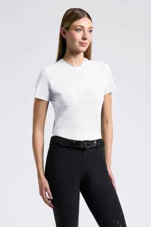 Perforated Jersey T-Shirt - Light Grey