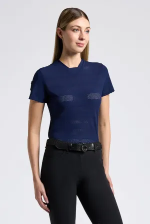 Perforated Jersey T-Shirt - Royal Blue