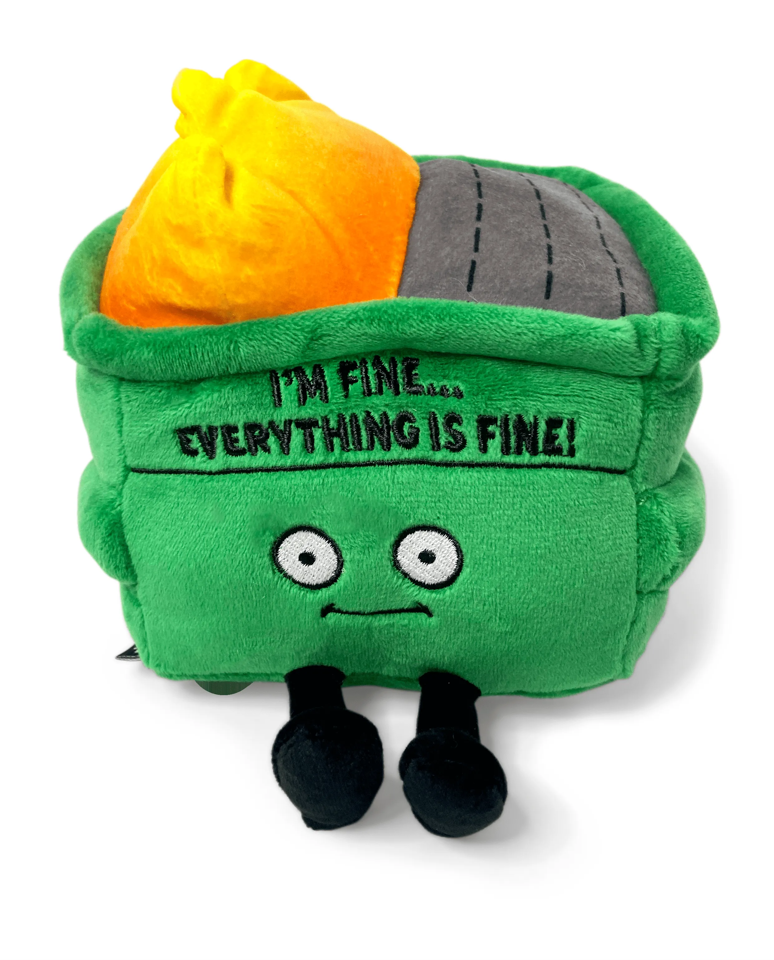 Plush Dumpster - I'm Fine Everything is Fine